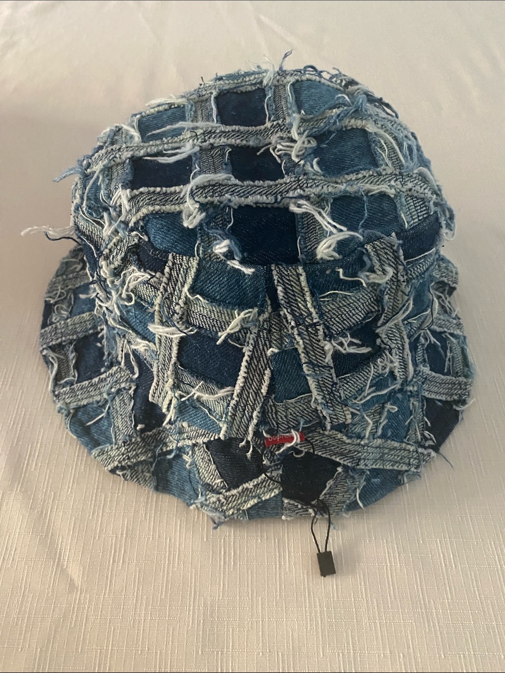 Supreme Frayed Patchwork Denim Crusher